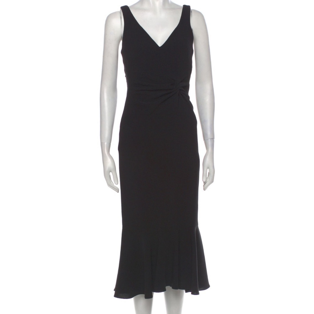 Elegant Black Sleeveless Dress Cinq a Sept